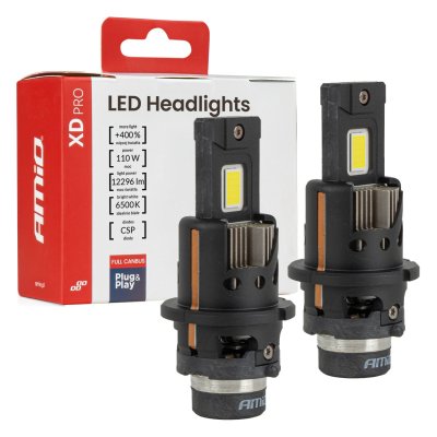 LED Forlygter XD PRO D2S D2R FULL CANBUS AMIO-04680