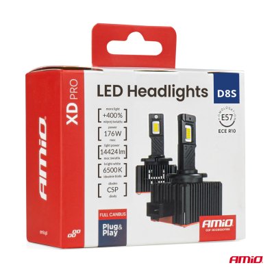 LED Hovedlygter XD PRO D8S FULL CANBUS AMIO-04684