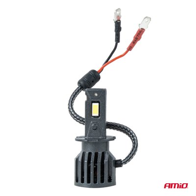 LED Forlygter Serie F25 SILVER FULL CANBUS H3 52W 12V 24V AMIO-04702