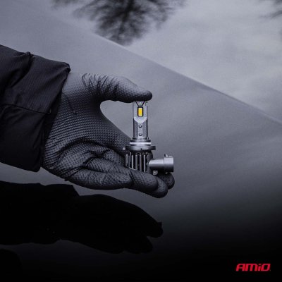 LED-forlygter Serie F25 SILVER FULL CANBUS HB3 9005 52W 12V 24V AMIO-04706