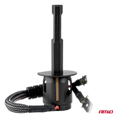 LED Forlygter Serie F25 PRO SORT FULL CANBUS H1 68W 12V 24V AMIO-04717