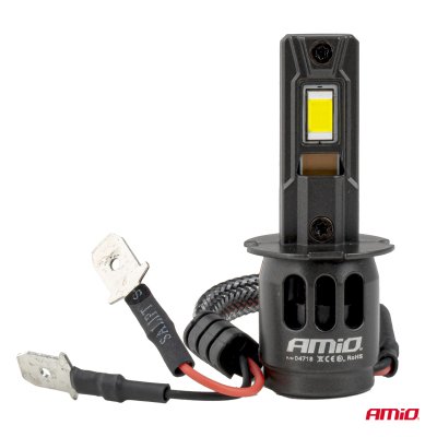 LED Hovedlygter Serie F25 PRO BLACK FULL CANBUS H3 68W 12V 24V AMIO-04718
