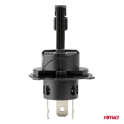 LED Forlygter Serie F25 PRO SORT FULL CANBUS H4 H19 70W 12V 24V AMIO-04719