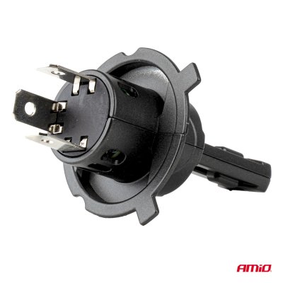 LED Forlygter Serie F25 PRO SORT FULL CANBUS H4 H19 70W 12V 24V AMIO-04719
