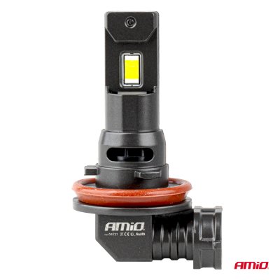 LED Hovedlygter Serie F25 PRO SORT FULL CANBUS H8 H9 H11 H16 68W 12V 24V AMIO-04721