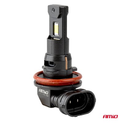LED Hovedlygter Serie F25 PRO SORT FULL CANBUS H8 H9 H11 H16 68W 12V 24V AMIO-04721