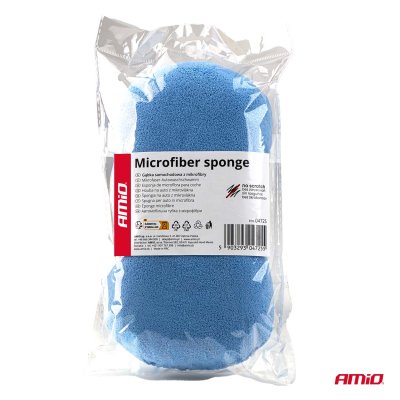 Mikrofiber svamp 22x12x5,5cm AMIO-04725