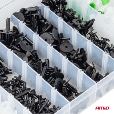 Karbodies klips sæt 290 stk. AMIO-04742