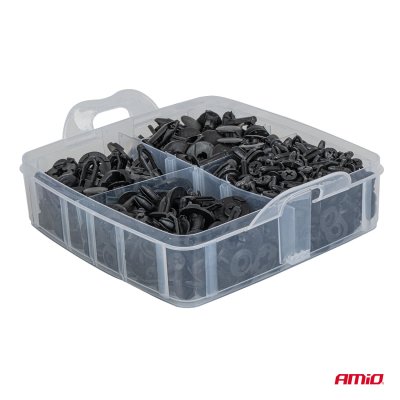 Plastikhåndterer med clips 1211 stk. AMIO-04746