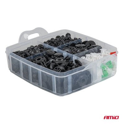 Plastikhåndterer med clips 1211 stk. AMIO-04746