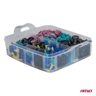 Plastikhåndterer med clips 1211 stk. AMIO-04746