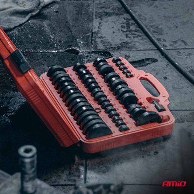 Bushings, lejer, tætning samling og fjernelse kit 52 elementer AMIO-04771