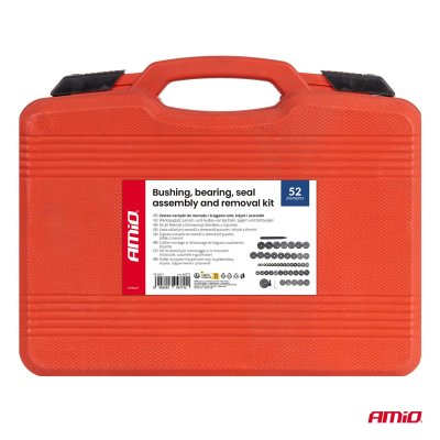 Bushings, lejer, tætning samling og fjernelse kit 52 elementer AMIO-04771