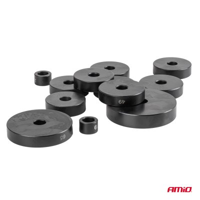 Bushings, lejer, tætning samling og fjernelse kit 52 elementer AMIO-04771