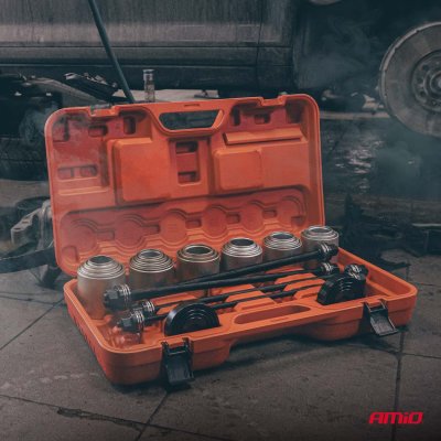 Bushings installations- og fjernelsestool kit 26 elementer AMIO-04772