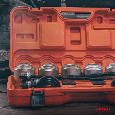 Bushings installations- og fjernelsestool kit 26 elementer AMIO-04772