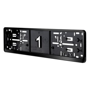 Nummerplade Ramme - SORT PREMIUM PL AMIO-04779