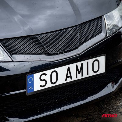 Nummerplade Ramme - SORT PREMIUM PL AMIO-04779