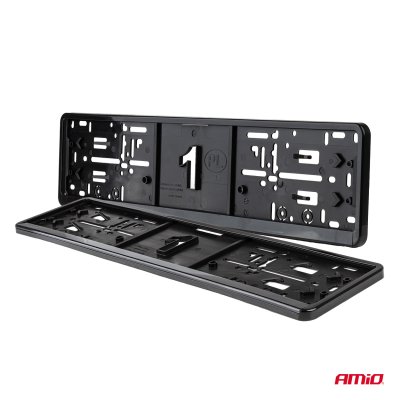 Nummerplade Ramme - SORT PREMIUM PL AMIO-04779