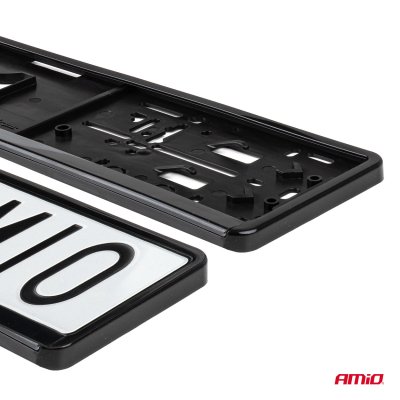 Nummerplade Ramme - SORT PREMIUM PL AMIO-04779