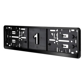 Nummerplade Ramme - SORT PREMIUM UE/DE AMIO-04780
