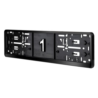 Nummerplade Ramme - SORT PREMIUM UE/DE AMIO-04780