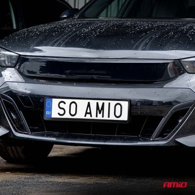 Nummerplade Ramme - SORT PREMIUM UE/DE AMIO-04780