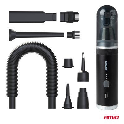 Trådløs børsteløs bilstøvsuger med pumpefunktion 100W 20kPa USB-C AMIO-04785