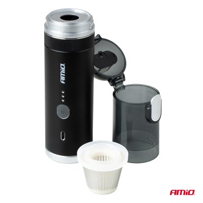 Trådløs børsteløs bilstøvsuger med pumpefunktion 100W 20kPa USB-C AMIO-04785