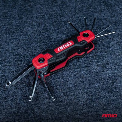 Imbus unbrakonøgler 8 stk CRV AMIO-04788