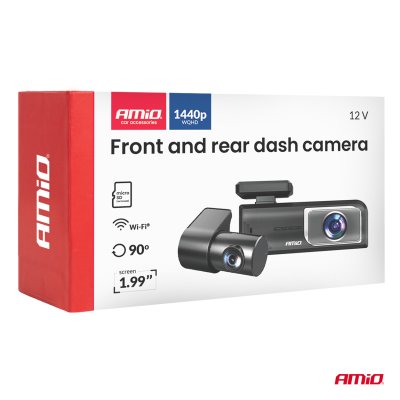 Front- og bagkamera 2K + 1K WLAN 512 GB WIFI Full HD AMIO-04800