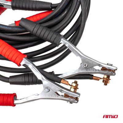 Professionelle booster kabler, 99,9% kobber, 1500A – 6 m AMIO-04823