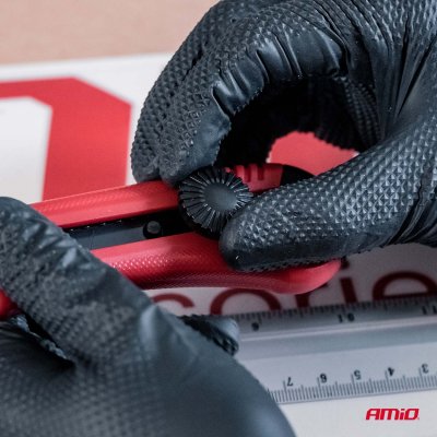 ABS Utility Knife med drejeknap 100x18x0,5mm AMIO-04813