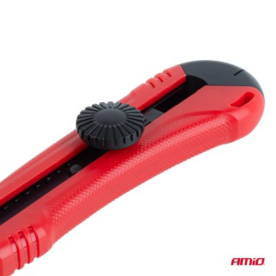 ABS Utility Knife med drejeknap 100x18x0,5mm AMIO-04813