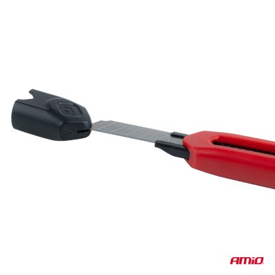 ABS universalkniv og blad sæt 80x9x0,4mm 1+5 AMIO-04818