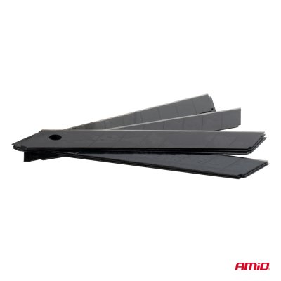 SK5 Stål Sort Klinge Sæt 100x18x0,5mm 10szt. AMIO-04821