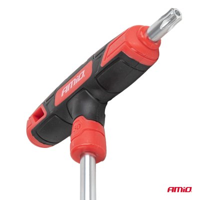 T-håndtag Torx nøglesæt 8 dele AMIO-04827
