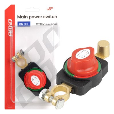 Hovedstrømafbryder 12V-48V maks 275A AMIO-04830