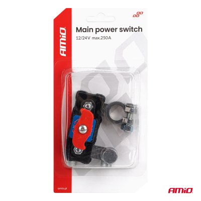 Hovedstrømswitch 12V 24V 250A AMIO-04831