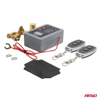 Fjernbetjent batteriforbindelsesswitch 12V 240A (BATT) AMIO-04832