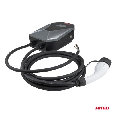 Vægmonteret EV Oplader trefase 11kW 16A 400V AMIO-04842