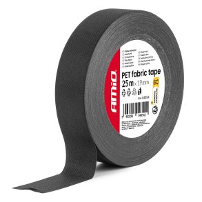PET stofbånd 25m x 19mm x 0.14mm AMIO-04854