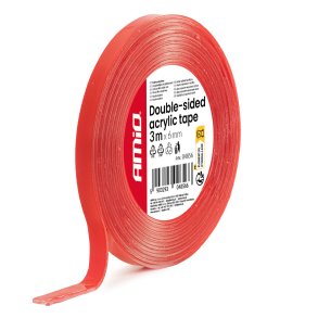 Dobbeltklæbende akryl tape 6mm x 3m x 1mm AMIO-04856