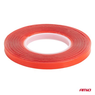Dobbeltklæbende akryl tape 6mm x 3m x 1mm AMIO-04856