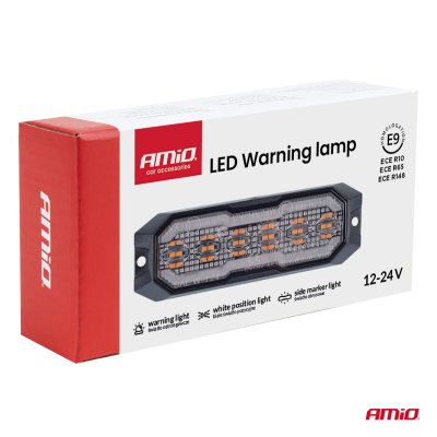 LED Advarsel lampe R65 R148 12V 24V 24W AMIO-04859