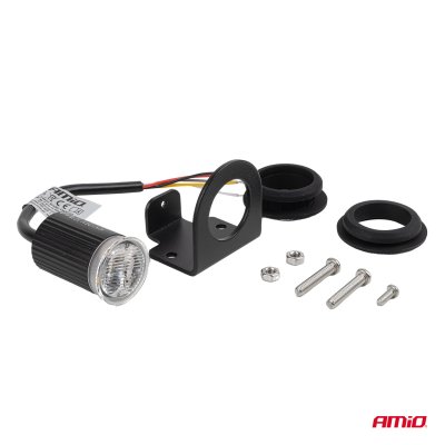 LED advarselslampe R65 12V 24V 12W AMIO-04864