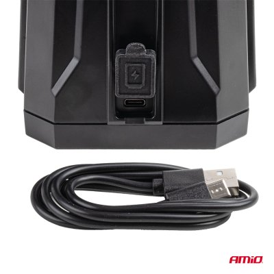LED arbejds- & advarselslampe 15W (BATT) AMIO-04865