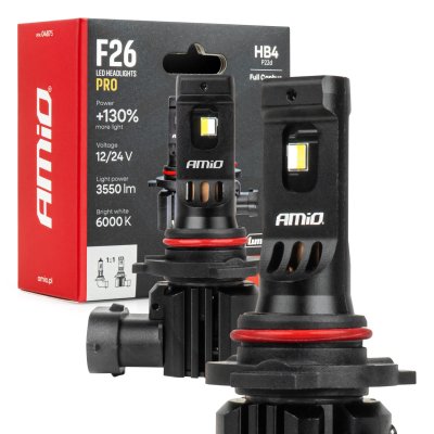 LED Forlygter Serie F26 PRO LumiTec LIMITED +130% DUO FULL CANBUS HB4 12V 24V AMIO-04875