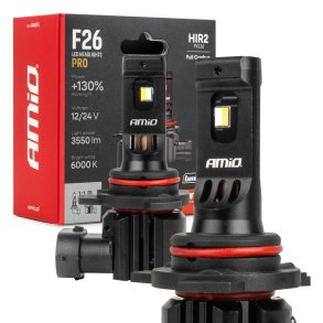LED-forlygter Serie F26 PRO LumiTec LIMITED +130% DUO FULL CANBUS HIR2 12V 24V AMIO-04876