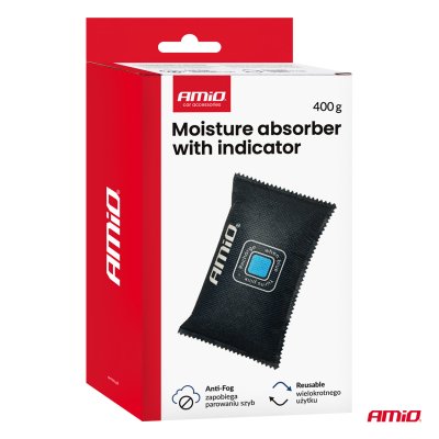 Fugtabsorber med indikator 400g AMIO-04877
